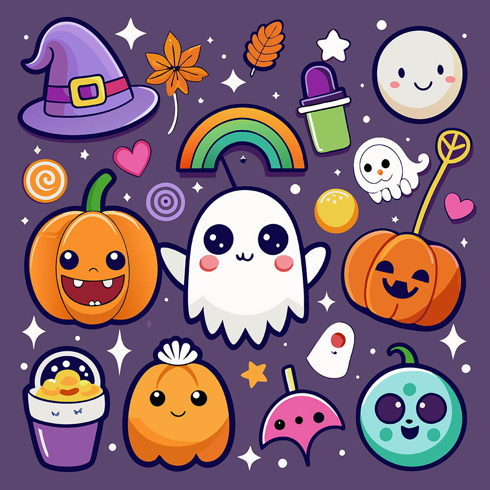 Hình minh họa nhân vật lễ hội halloween file EPS - mẫu số 624