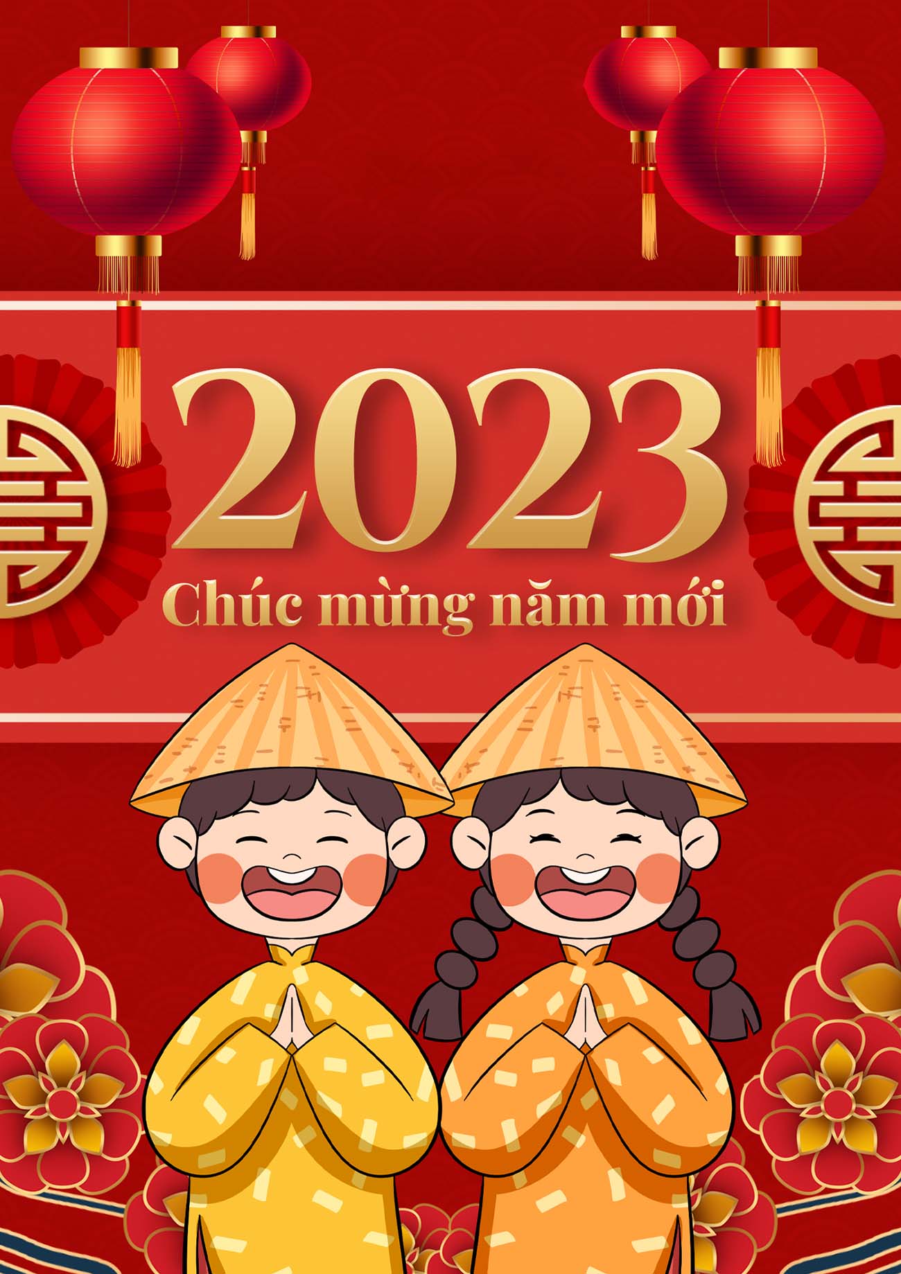 Poster chúc mừng năm mới mẫu T79 PSD