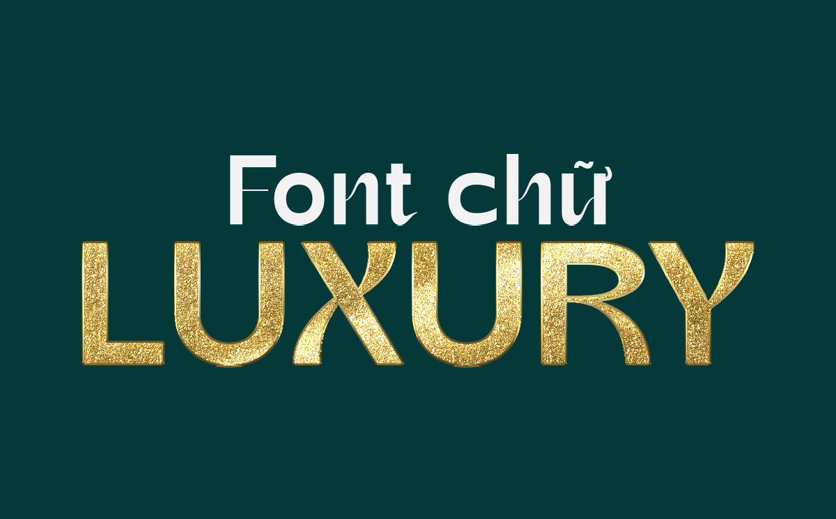 Font chữ luxury hiện đại sang trọng TH Carline Regular Việt Hóa