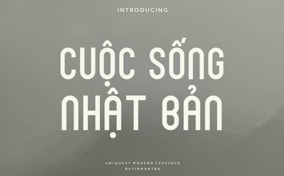 Font chữ TH Minoruca hiện đại và sang trọng