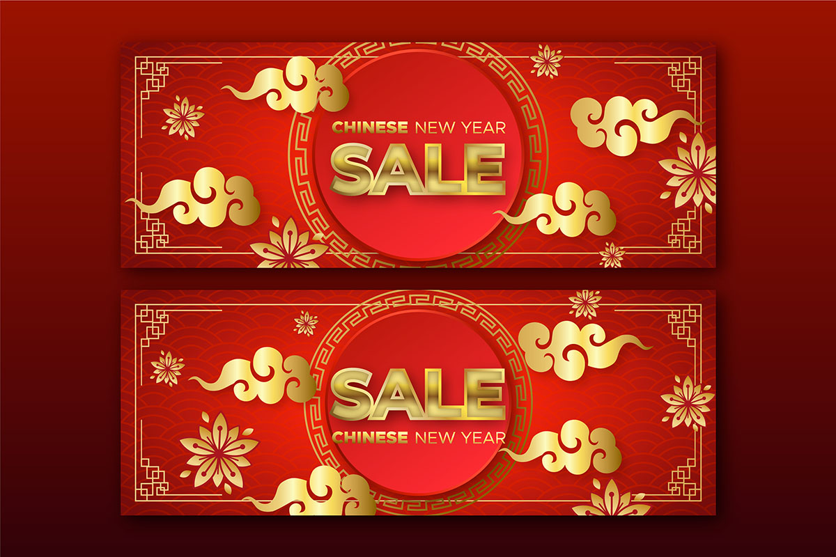 Banner sale dịp tết cổ truyền file JPG mẫu 25R1000