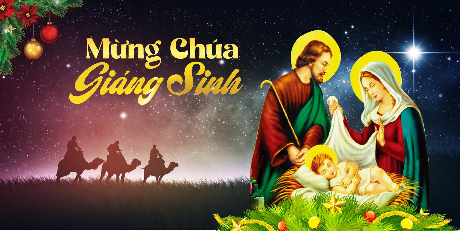 Phông nền Noel đẹp đón giáng sinh an lành - File Corel 1