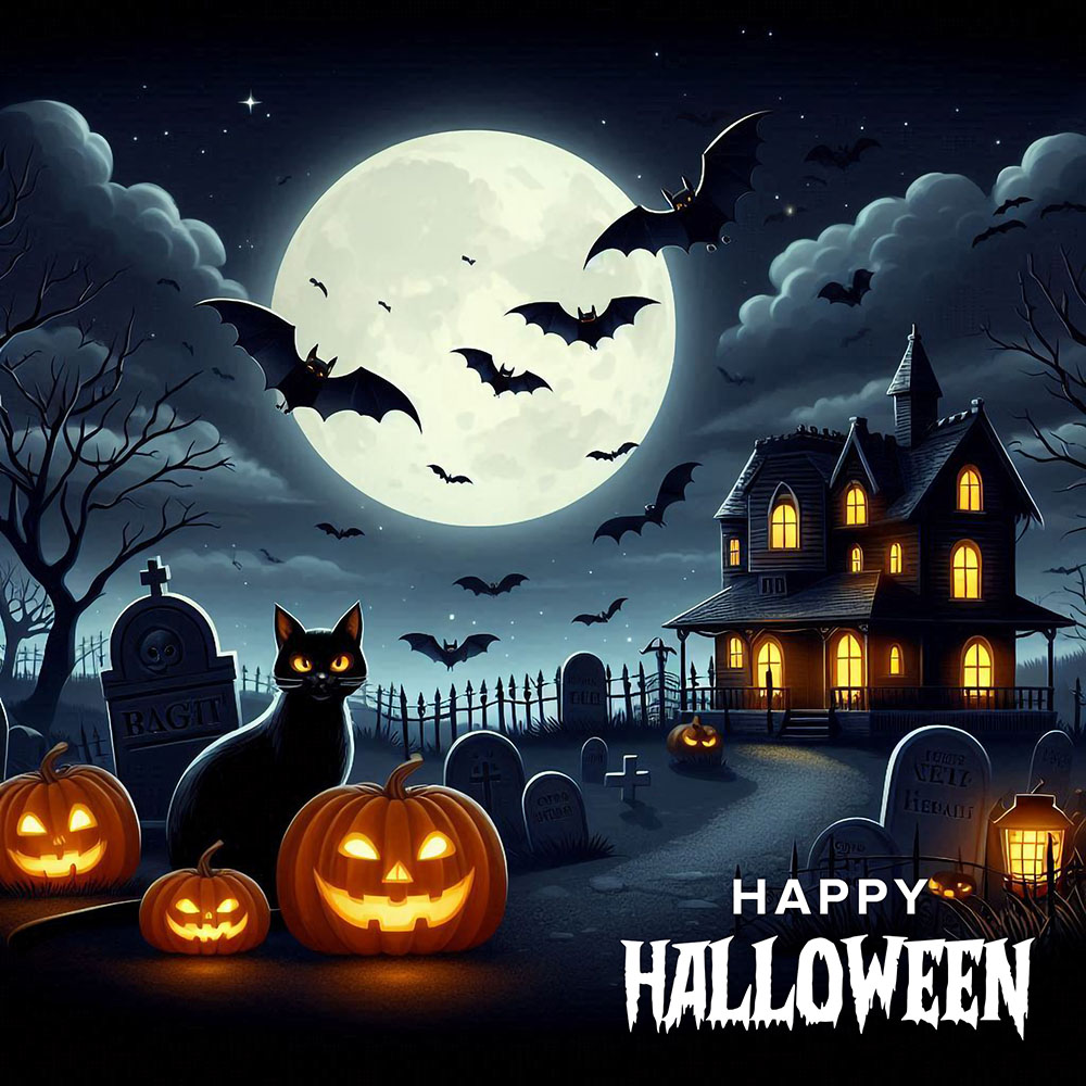 Poster lễ hội halloween file PSD mẫu MB333