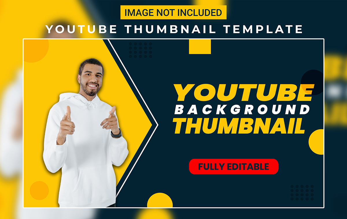 Ảnh thumb kênh youtube mẫu T56 file PSD