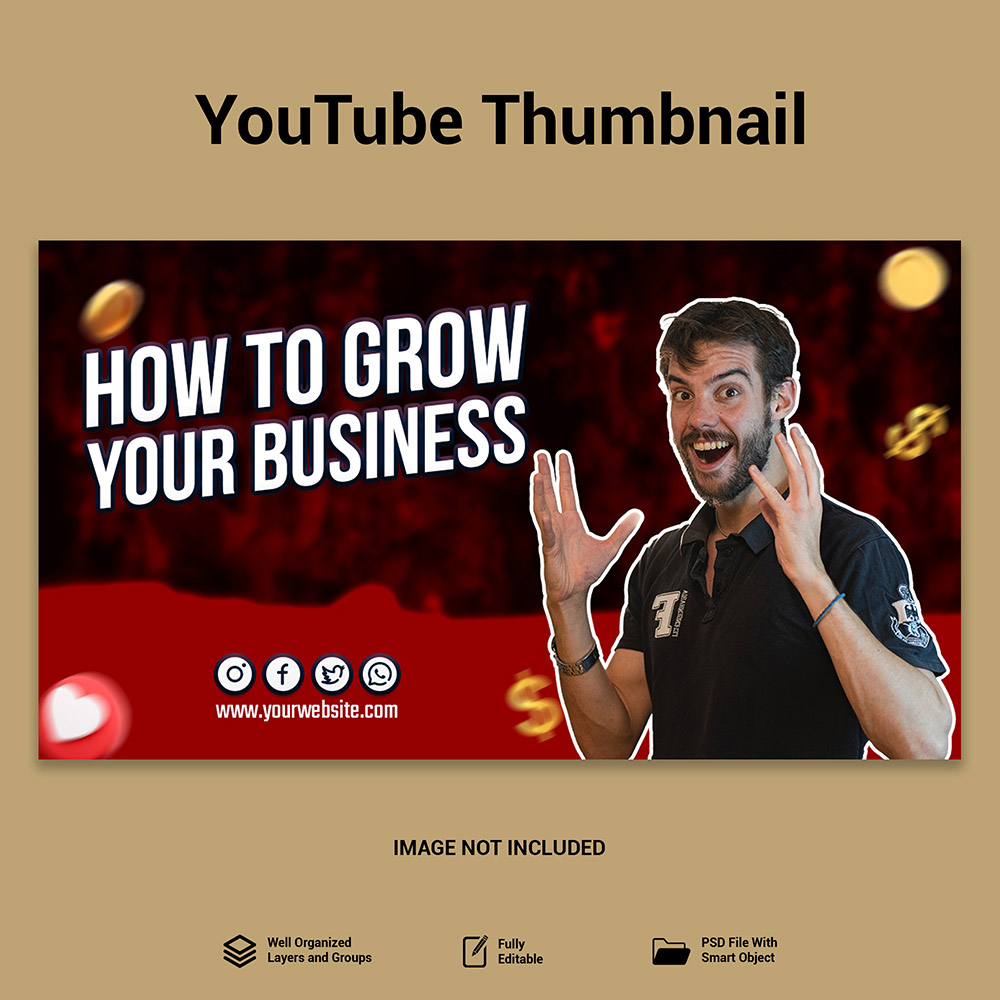 Ảnh thumb kênh youtube file PSD - mẫu số 4622