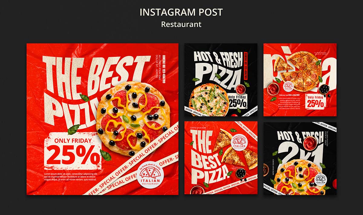 Banner quảng cáo Pizza P15 file PSD