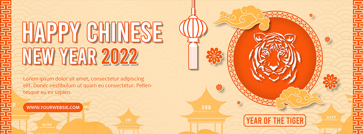 Banner chúc mừng năm mới file PSD mẫu 25R1204