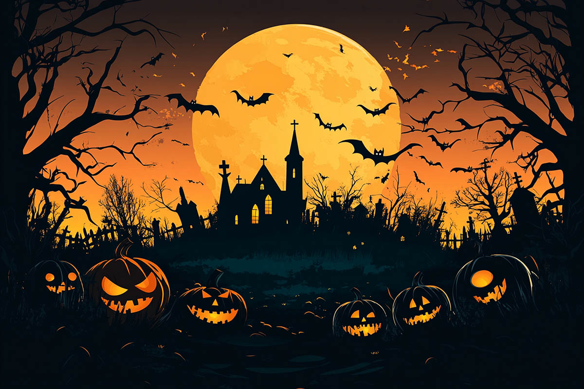 Background lễ hội halloween file EPS - mẫu số 105