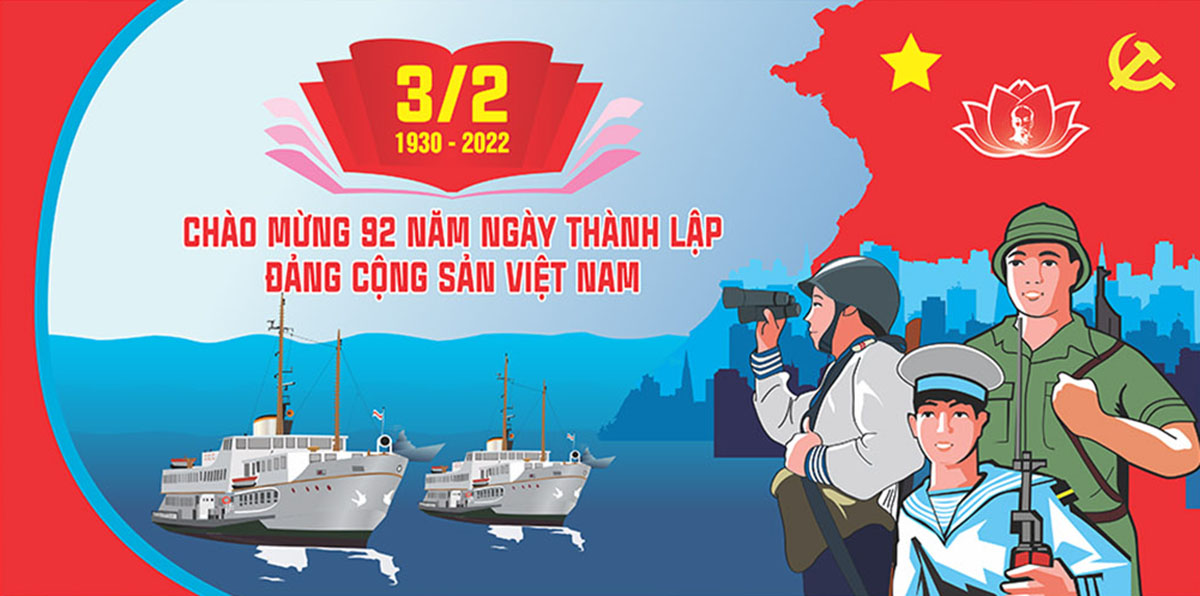 Backdrop mừng ngày thành lập Đảng Cộng sản file CDR mẫu CR50