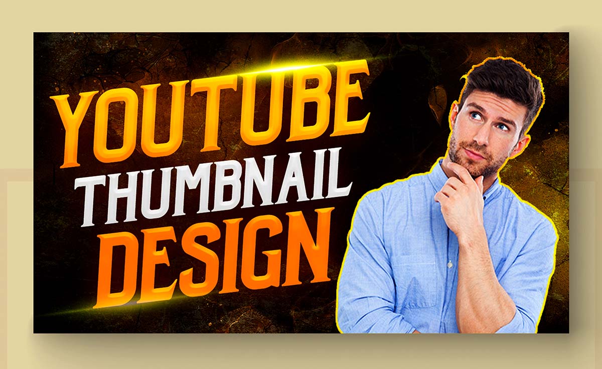 Ảnh thumb kênh youtube mẫu T01 file PSD