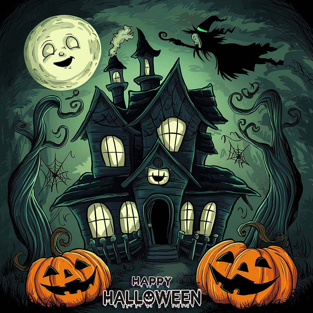 Banner lễ hội halloween file PSD mẫu MB456