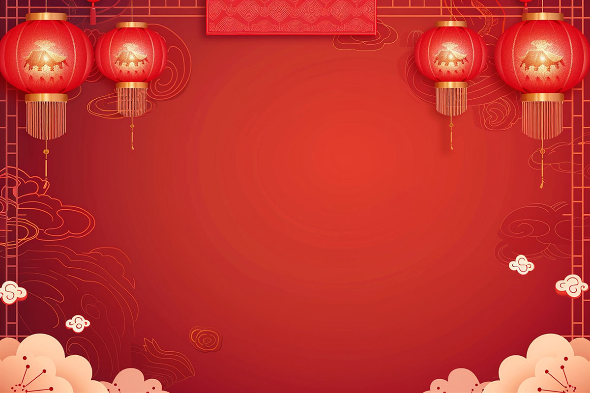 Background tết cổ truyền màu đỏ file vector mẫu 25R1440