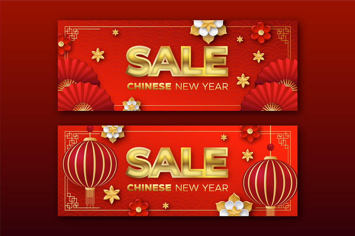 Banner sale dịp tết nguyên đán file vector mẫu 25R550