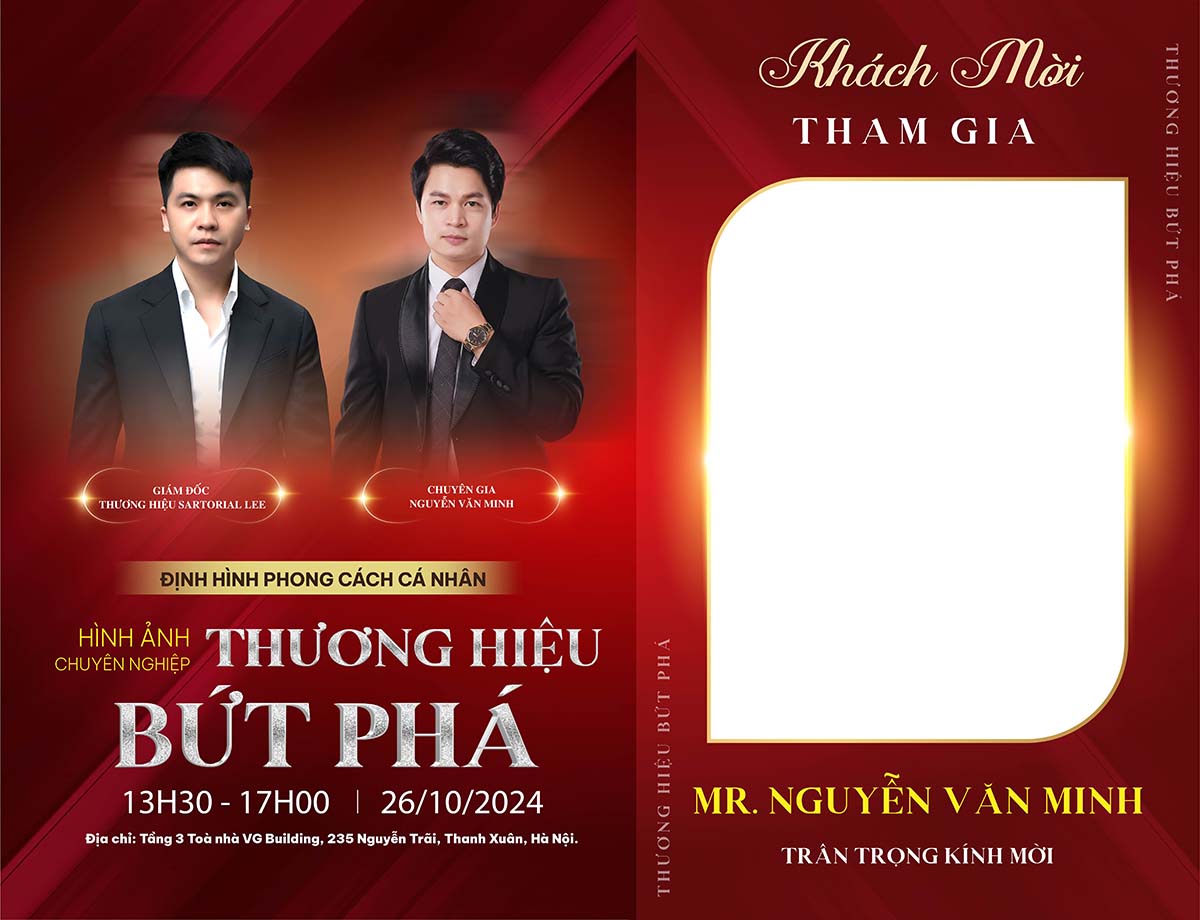 Banner buổi đào tạo của diễn giả file vector mẫu HV3