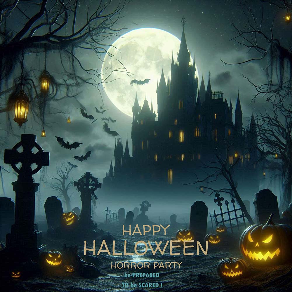 Poster lễ hội halloween file PSD mẫu MB196