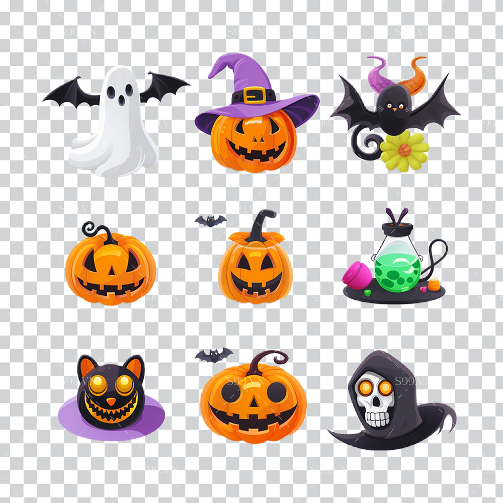 Hình ảnh nhân vật halloween file PNG - mẫu số 719