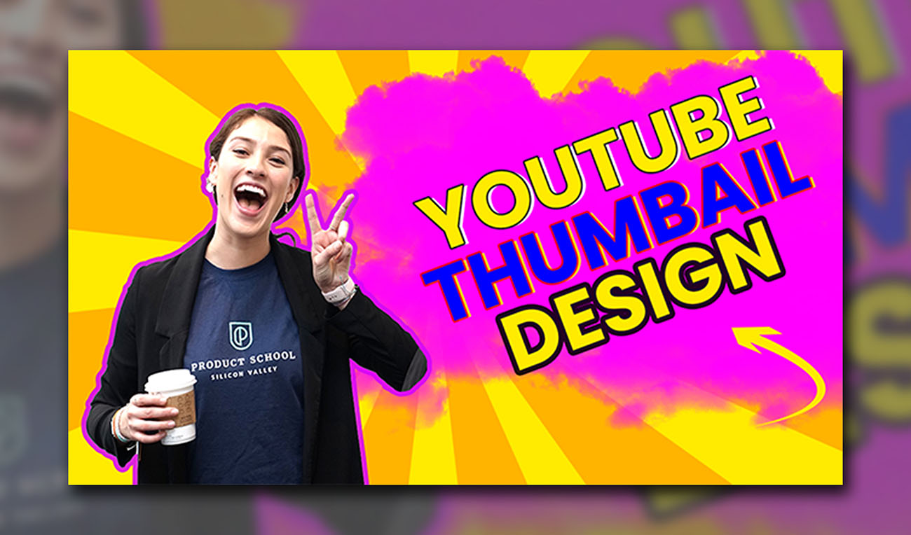 Ảnh thumb kênh youtube mẫu T22 file PSD