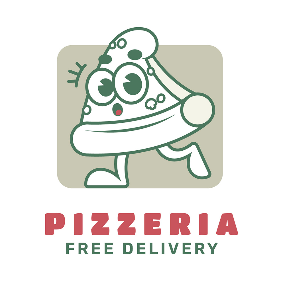 Mẫu logo Pizza P39 file AI và EPS