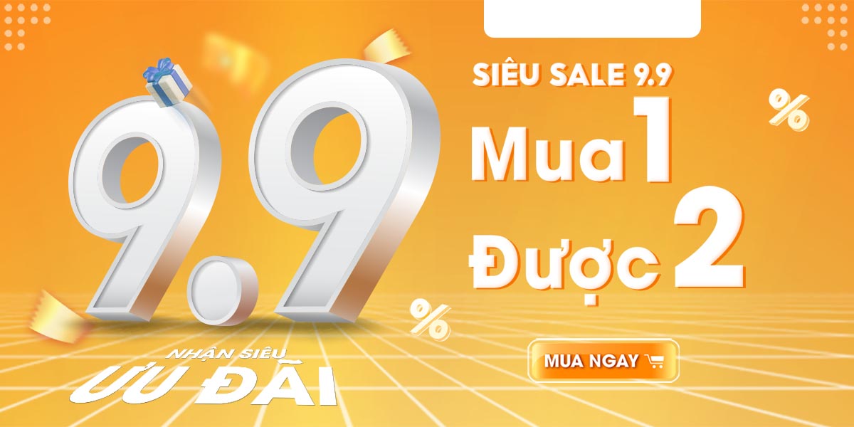 Banner siêu sale mua 1 được 2 file PSD mẫu số 528