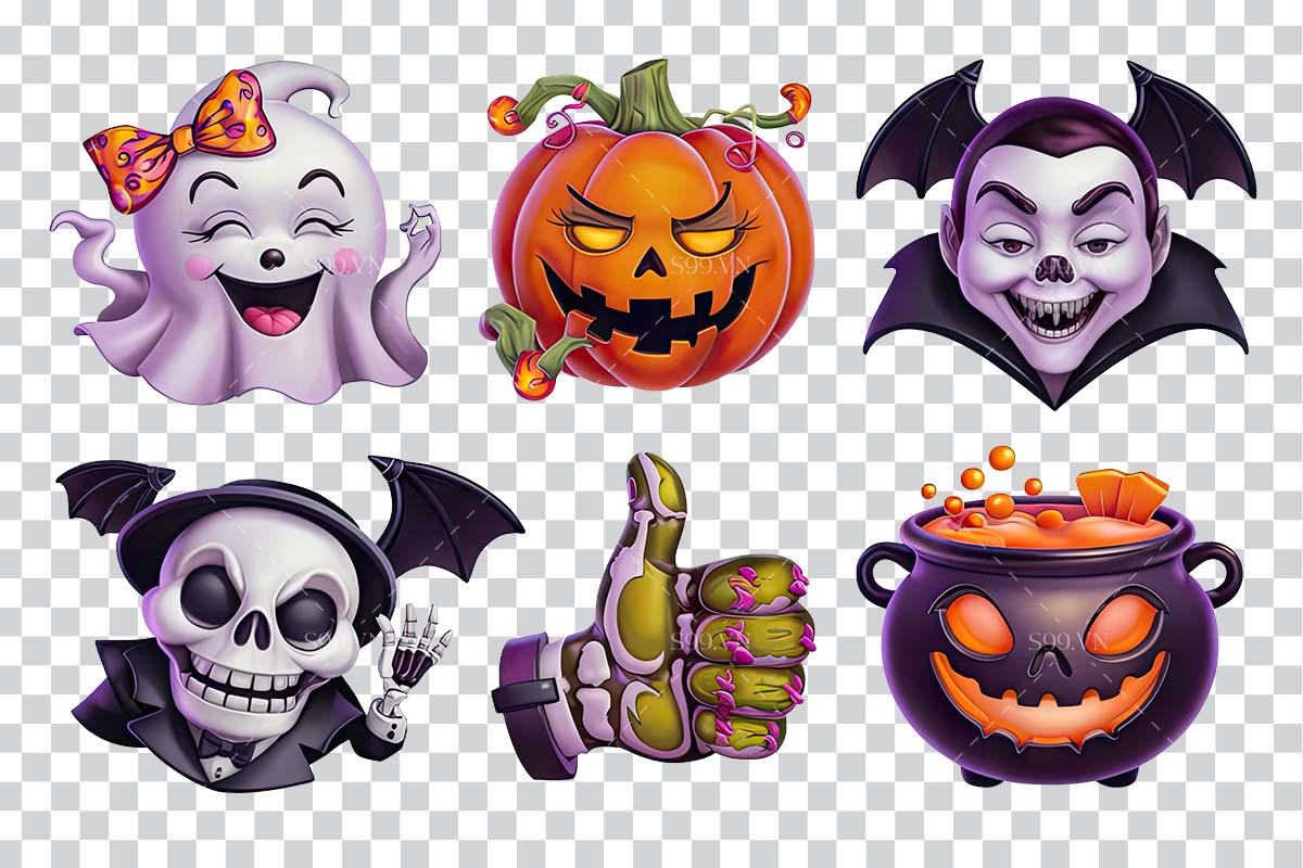 Hình ảnh nhân vật halloween file PNG - mẫu số 502