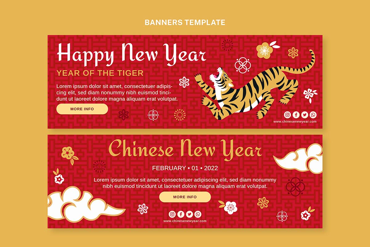 Banner mừng tết nguyên đán file vector mẫu 25R1168