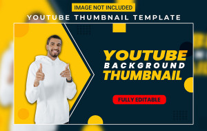 Ảnh thumb kênh youtube mẫu 49 file PSD