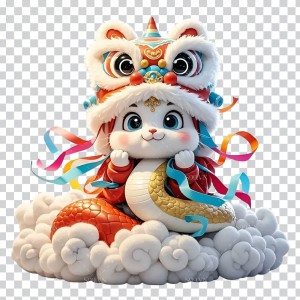 Hình ảnh con rắn cute file PNG mẫu OC266