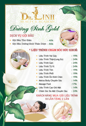 Mẫu menu spa và massage M14 file EPS