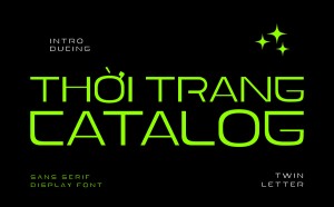 Font Chữ Thời Trang, Chữ Cứng MJ Gavora Việt Hóa