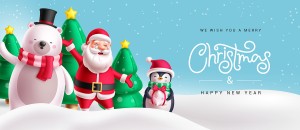 Banner dịp lễ noel file vector mẫu BN122