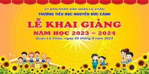 Backdrop ngày hội đến trường file Corel - mẫu số 433