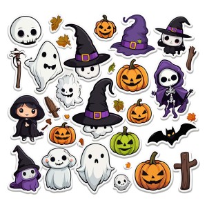 Hình minh họa nhân vật lễ hội halloween file EPS và AI mẫu MB82