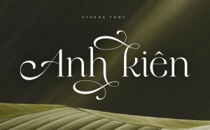 Phông chữ serif thanh lịch TH Luxury 2 | Font Việt hóa