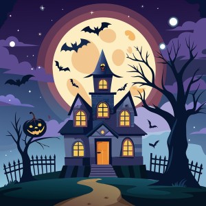 Background đêm lễ hội halloween file EPS - mẫu số 137