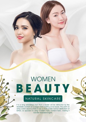 Poster quảng cáo dịch vụ spa file PSD mẫu KF68