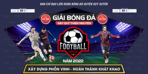 Backdrop giải bóng đá mẫu 40 file Corel