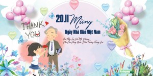 Phông nền tri ân thầy cô chào mừng Ngày Nhà Giáo Việt Nam 20.11 File Corel 6