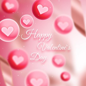 Banner hình ảnh trái tim ngày valentine file vector mẫu số 787