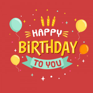 Bộ chữ typo happy birthday file EPS và AI mẫu K17