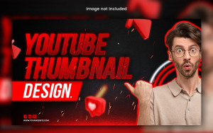 Ảnh thumb kênh youtube mẫu 51 file PSD