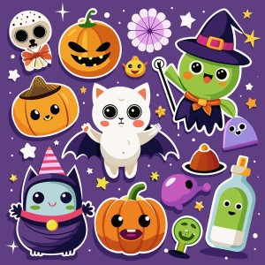 Hình minh họa nhân vật halloween file EPS - mẫu số 226