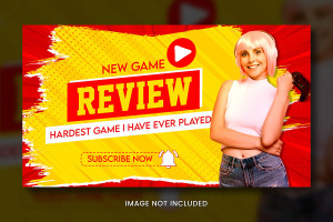 Ảnh thumb chủ đề game kênh youtube file PSD - mẫu số 873