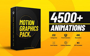 Gói tổng hợp 4500+ Animation Motion Graphics Pack V5