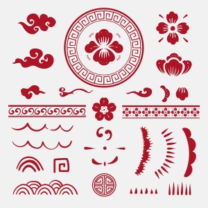 Pattern họa tiết ngày tết file vector - mẫu số 108