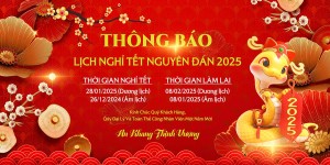 Banner thông báo nghỉ tết nguyên đán 2025 file vector mẫu KX33