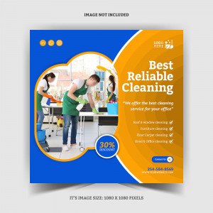 Poster quảng cáo dịch vụ vệ sinh nhà file EPS và AI mẫu NG428