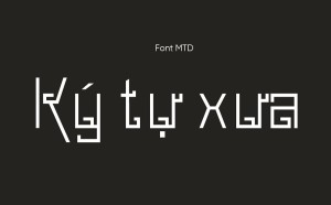 Font chữ cứng MTD Whittier Việt Hóa