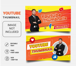 Ảnh thumb kênh youtube mẫu 77 file EPS