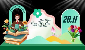 Phông nền tri ân thầy cô chào mừng Ngày Nhà Giáo Việt Nam 20.11 File Corel 45