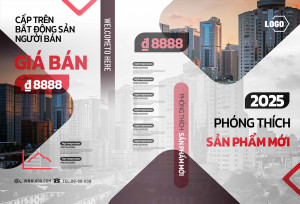 Brochure lĩnh vực kinh doanh file PSD mẫu D4